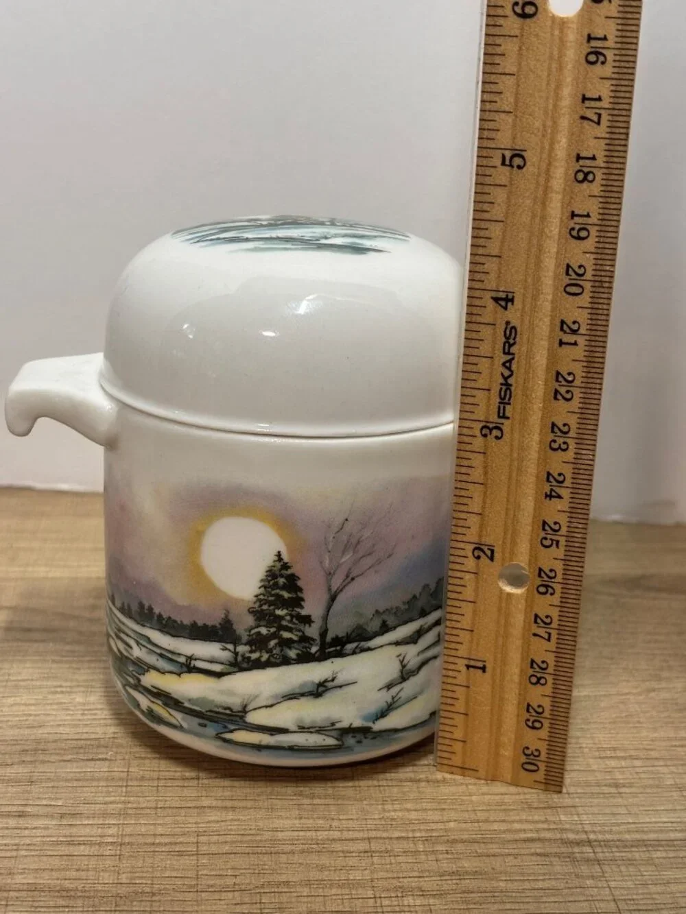 Bone China Candle Made For Shaklee Corporation Made in Taiwan Vintage 1980s